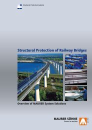 Structural Protection of Railway Bridges - Maurer Söhne Group