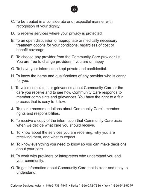 Behavioral Health Services - Community Care Behavioral Health
