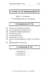 A. Lerndaten 18. Teil: Beleidigung (§§ 185 ff.) B. Inhaltsübersicht 18 ...