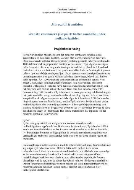 ProjektansÃ¶kan (PDF - Nytt fÃ¶nster) - Lunds universitet