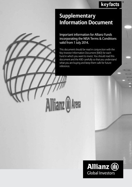 Supplementary Information Document (SID) - Allianz Global Investors