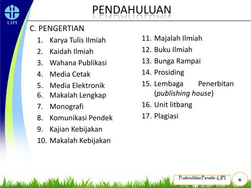 Pedoman Penulisan Karya Ilmiah - LIPI