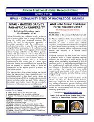marcus garvey pan african university - Blackherbals.com