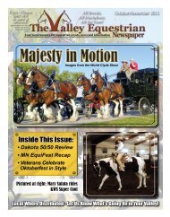 October/Nov 2011 - The Valley Equestrian Newspaper