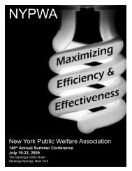 Maximizing Efficiency & Effectiveness - New York Public Welfare ...