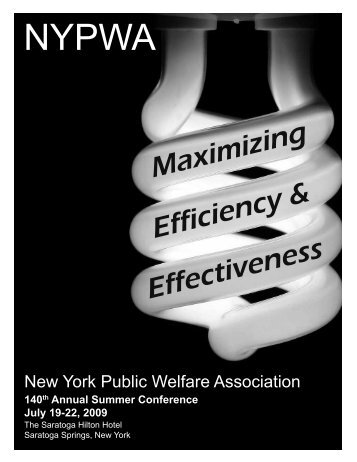 Maximizing Efficiency & Effectiveness - New York Public Welfare ...