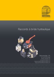 Raccords Ã  bride hydraulique - Petrometalic