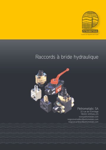 Raccords Ã  bride hydraulique - Petrometalic