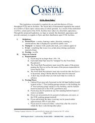 FCSL Flyer Policy.pdf - Florida Coastal School of Law