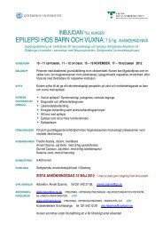 epilepsi hos barnochvuxna - Sahlgrenska Universitetssjukhuset