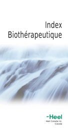 Index Biothérapeutique - Heel