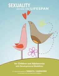 Sexuality across the lifespan for children and adolescents - Florida ...