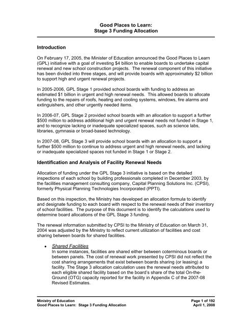 Stage 3 Funding Allocation - Financial Analysis and Accountability ...