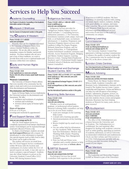 student - Academic Calendar - University of Western Ontario