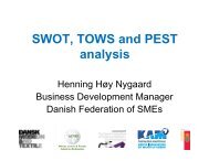Internal SWOT analysis - Cotton Africa
