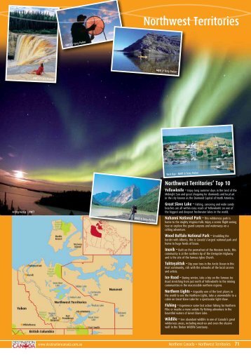 Download the entire Northwest Territories brochure here