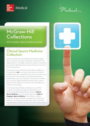 Clinical Sports Medicine Collection - McGraw-Hill Education ...