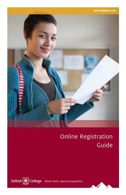 Online Registration Guide - Selkirk College