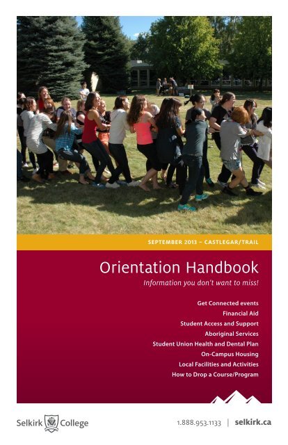 Orientation Handbook - Selkirk College