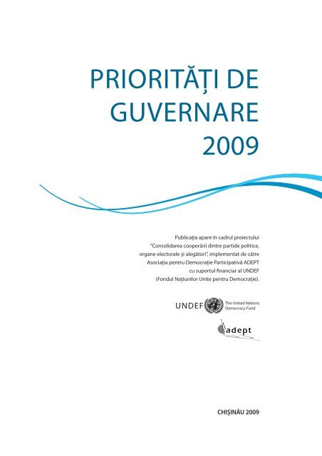 Prioritati de Guvernare 2009 - ADEPT