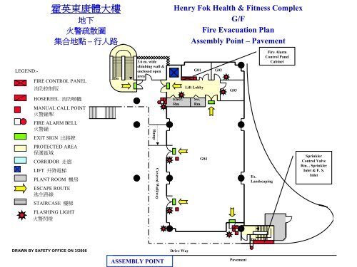 EVACUATION PLAN HUI OI CHOW BUILDING - Safety.hku.hk