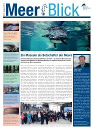 Ein Museum als Botschafter der Meere - Deutsches Meeresmuseum