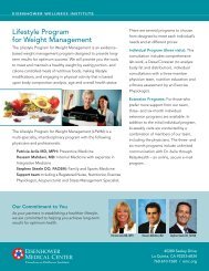 Weight Management Program (pdf) - Eisenhower Medical Center