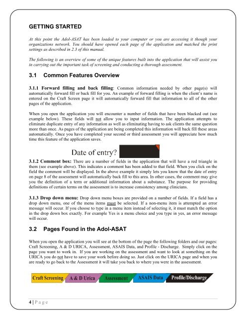 Asam Criteria Chart