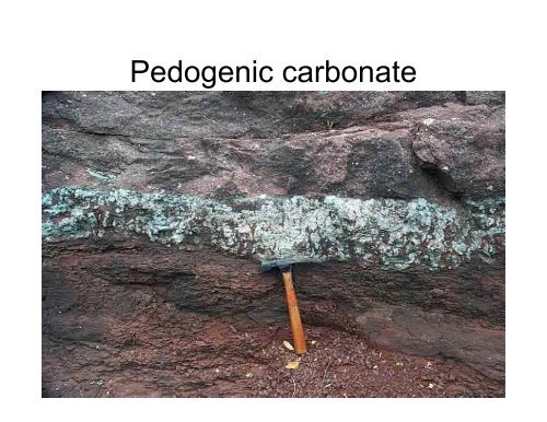 Pedogenic carbonate