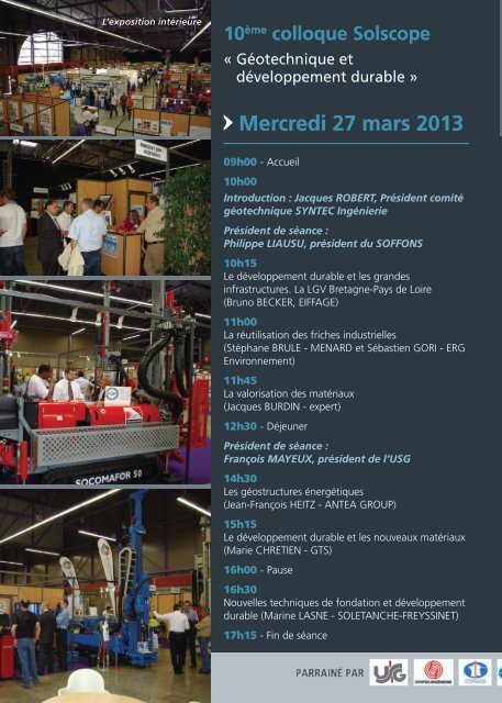 Le programme du colloque - Syntec ingenierie