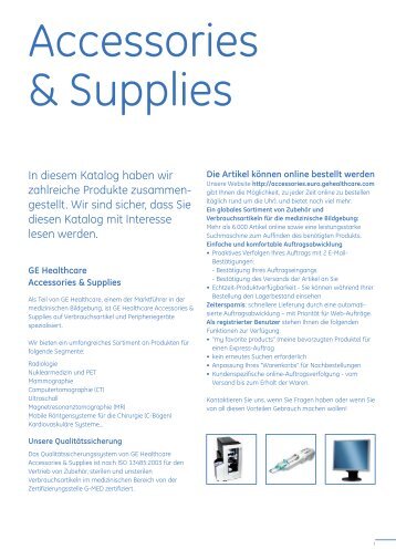 Accessories & Supplies - Ferrex GmbH