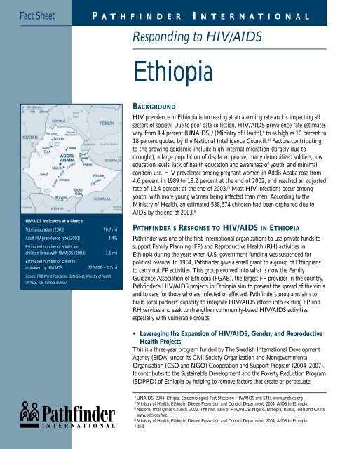 Ethiopia - Pathfinder International