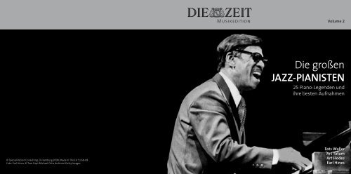 Die groÃen JAzz-PiAniSten - ZEIT Shop