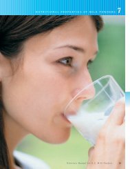 nutritional properties of milk powders - US Dairy Export Council