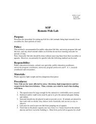 SOP Remote Fish Lab