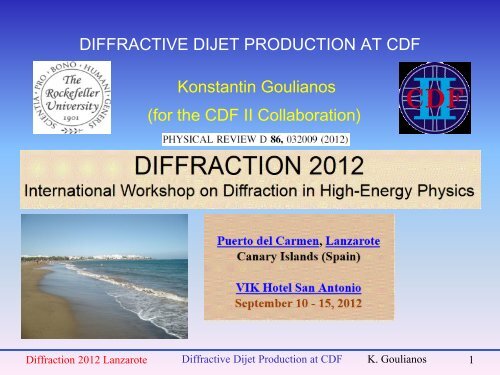 DIFFRACTION 2012, Lanzarote, Canary Islands, Spain