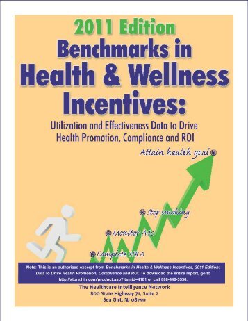 Download the executive summary of Benchmarks in Health ...