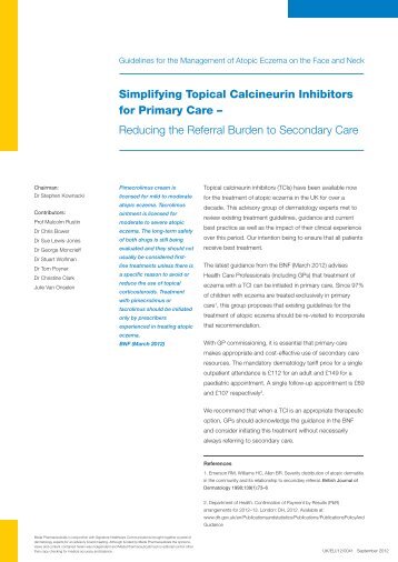 Simplifying Topical Calcineurin Inhibitors for Primary Care ...