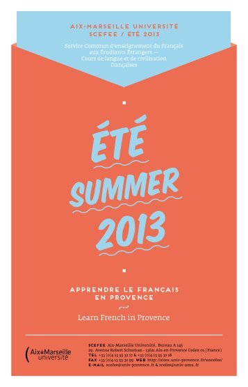 summer - Aix-Marseille I