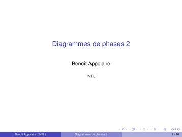 Diagrammes de phases 2 - mms2