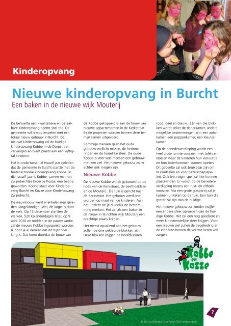 Nieuwe kinderopvang Kobbe p. 7 - Gemeente Zwijndrecht