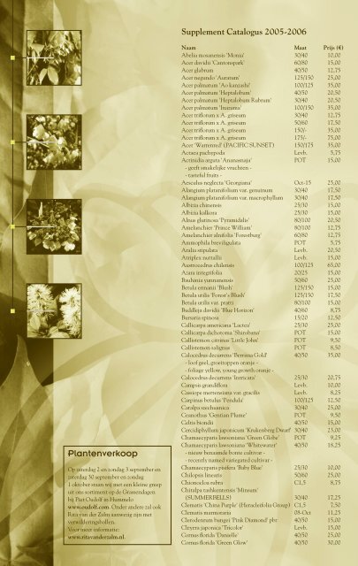 Supplement Catalogus - Bulk Boskoop