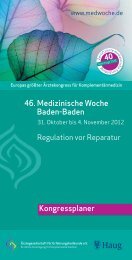 46 24'+5 - Medizinische Woche Baden Baden