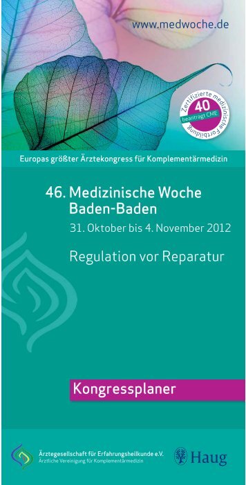 46 24'+5 - Medizinische Woche Baden Baden