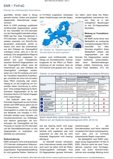 eMagazin BEST PRACTICE IN FINANCE