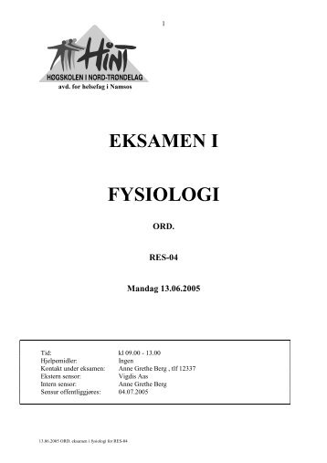 RES 04 - Fysiologi - 13062005