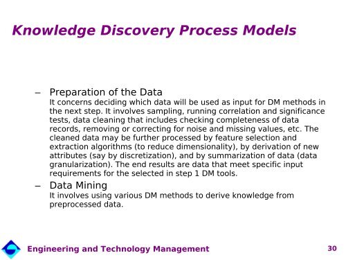 Database Marketing, Business Intelligence and Knowledge Discovery