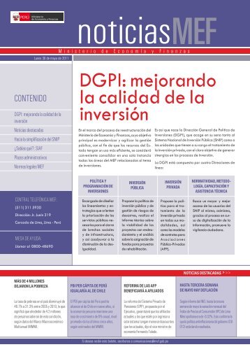 DGPI - Ministerio de Economía y Finanzas