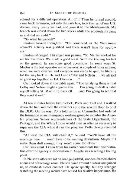 In Search of Enemies - A CIA Story - John Stockwell