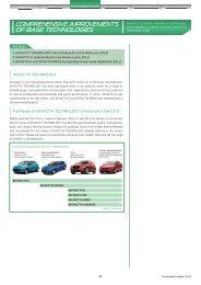 Comprehensive Improvements OF Base Technologies - Mazda